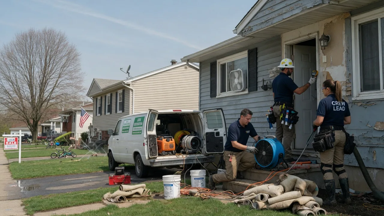 Flood Cleanup in Gustine, TX near me